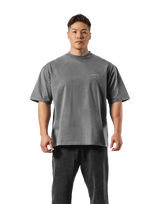 One Point LÝFT Logo Vintage Big T-Shirt - D.Grey