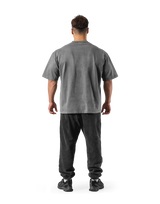 One Point LÝFT Logo Vintage Big T-Shirt - D.Grey