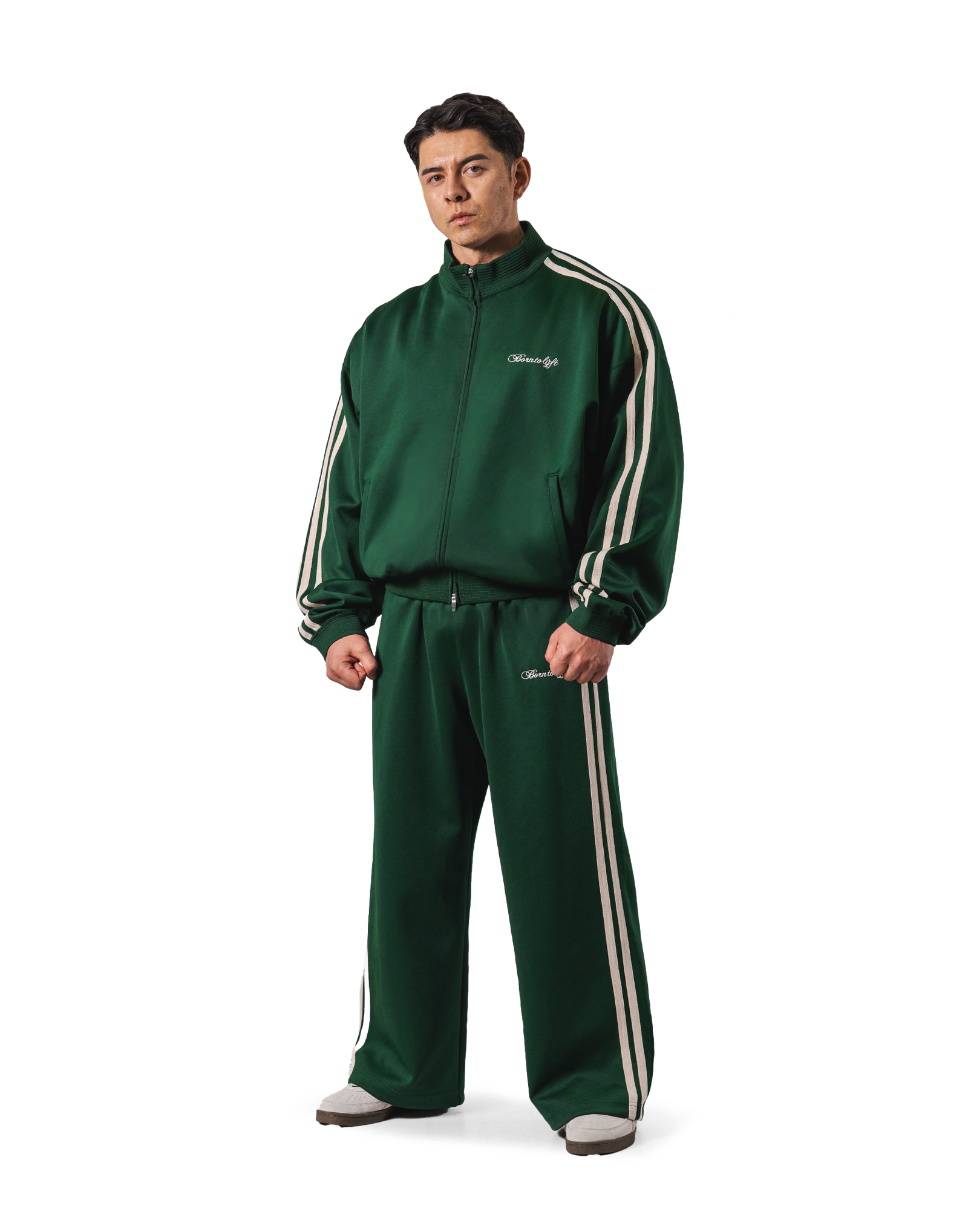 2Line Side Tape Track Jacket - Green – LÝFT