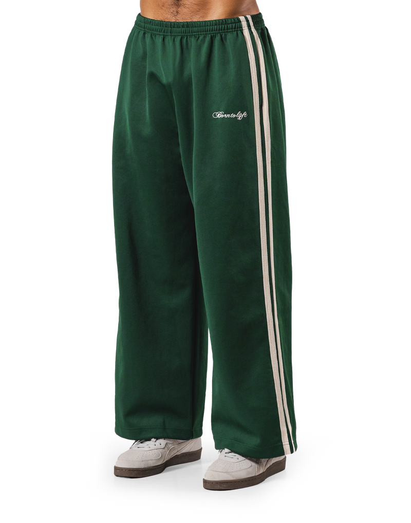 2Line Side Tape Track Pants - Green – LÝFT