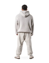 BTL Double Jacquard Knit Hoodie - Ivory