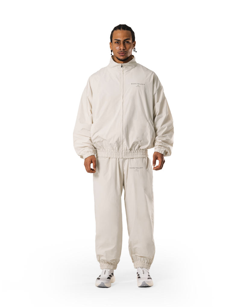 BTL Logo Nylon Jacket - Ivory – LÝFT BTL Logo Nylon Jacket - Ivory – LÝFT