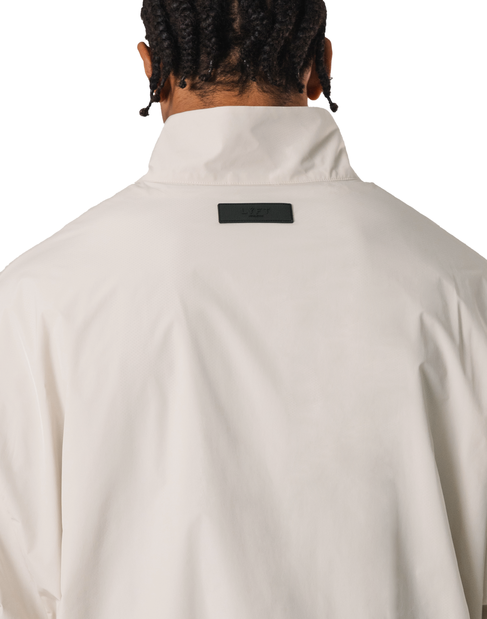 BTL Logo Nylon Jacket - Ivory – LÝFT BTL Logo Nylon Jacket - Ivory – LÝFT