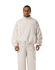 BTL Logo Nylon Jacket - Ivory