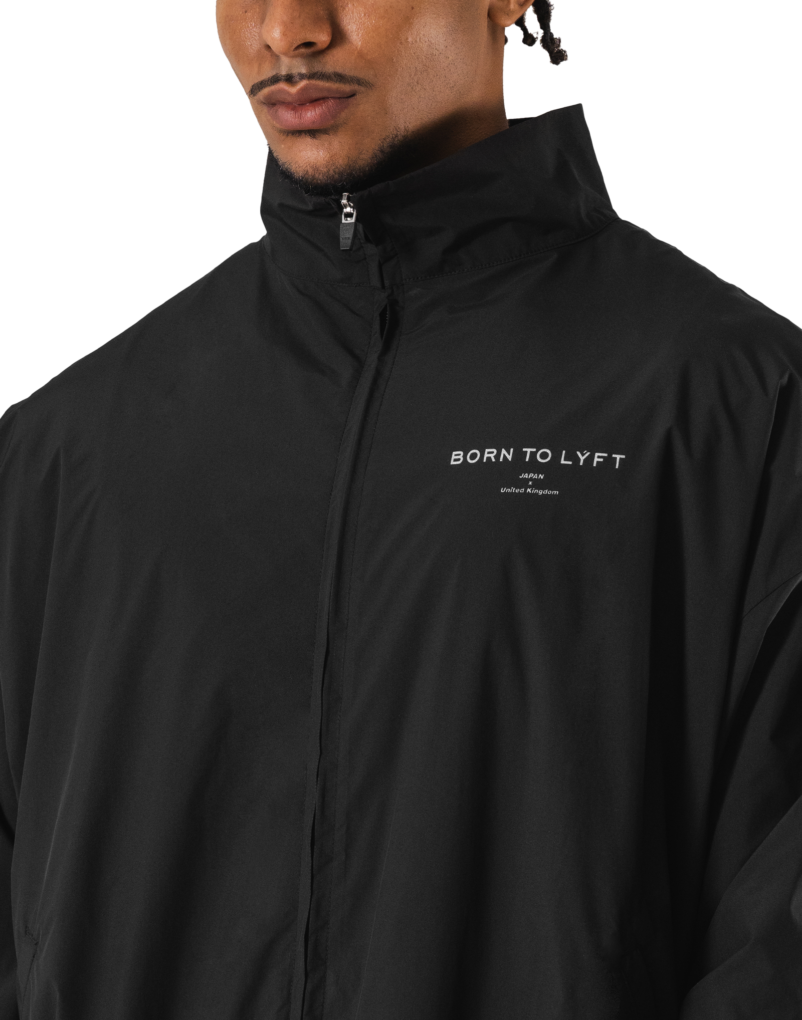 BTL Logo Nylon Jacket - Black – LÝFT BTL Logo Nylon Jacket - Black – LÝFT