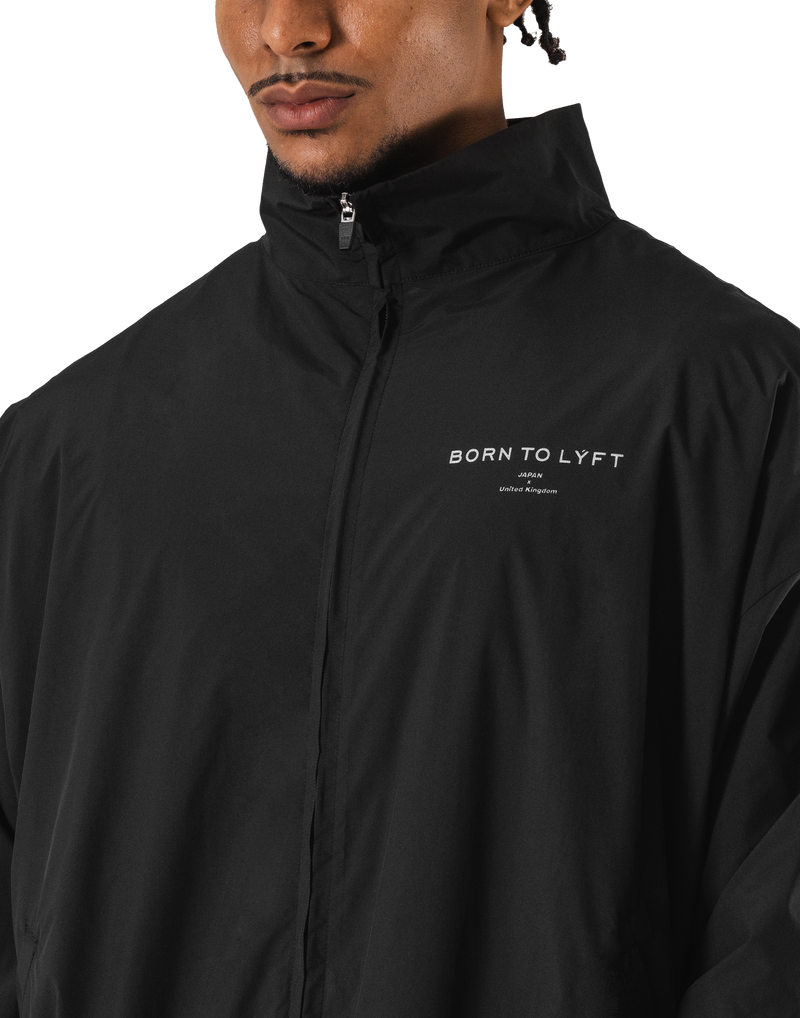 BTL Logo Nylon Jacket - Black – LÝFT BTL Logo Nylon Jacket - Black – LÝFT