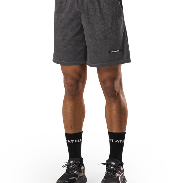 Stretch Nylon Wappen Vintage Shorts - D.Grey – LÝFT