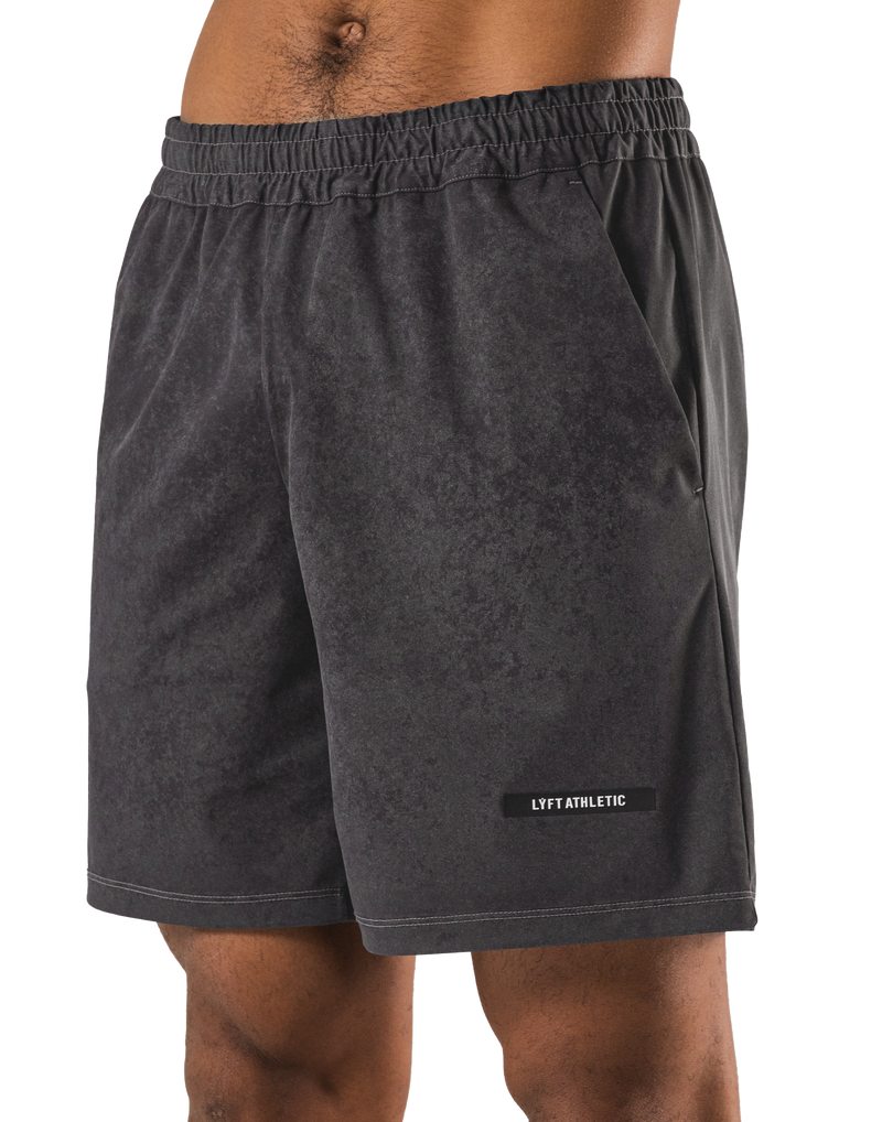 Stretch Nylon Wappen Vintage Shorts - D.Grey – LÝFT