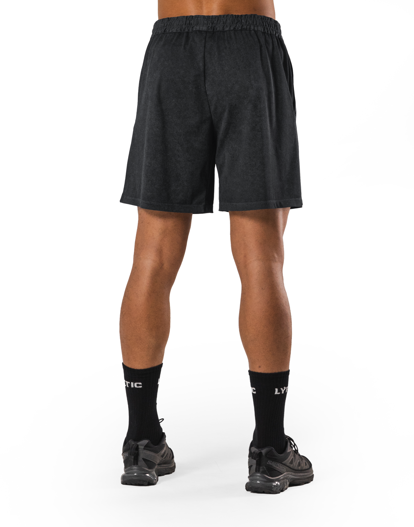 Stretch Nylon Wappen Vintage Shorts - Black – LÝFT