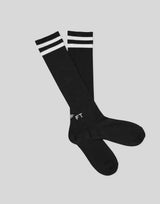 2Line Long Socks - Black