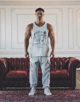 LÝFT × Power House Gym Vintage Relax Tanktop - Ivory