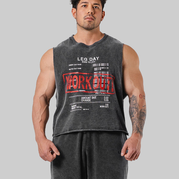 Leg Day Vintage Box Tanktop - Black – LÝFT