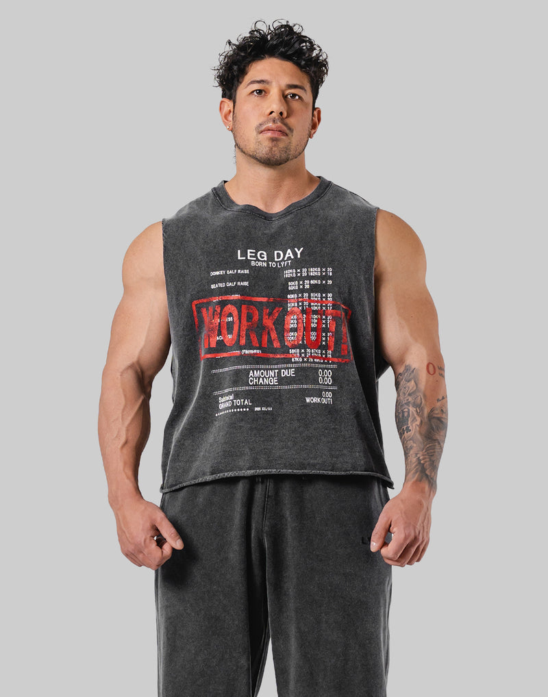 Leg Day Vintage Box Tanktop - Black – LÝFT