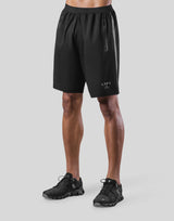 One Line Stretch Shorts - Black