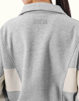 Loose Fit Zip Up Sweat Jacket 2 - Grey