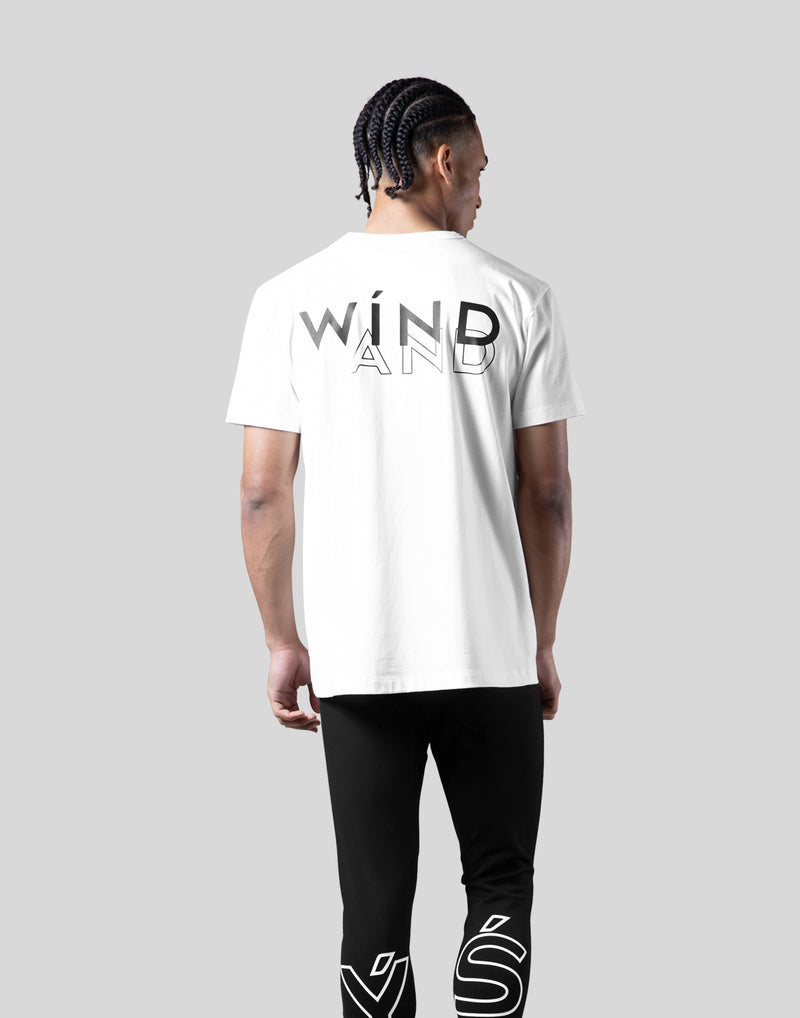 WINDANDSEAカラーSEA (IRIDESCENT) T-SHIRT﻿ / WHITE M - T