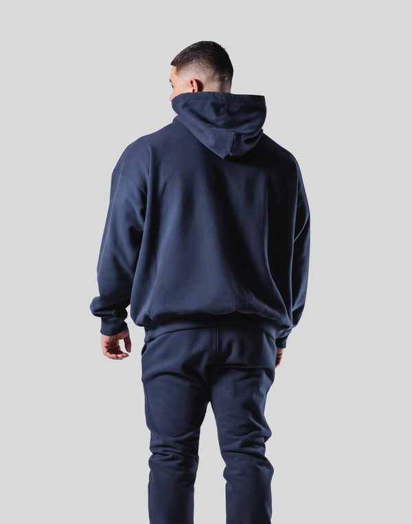 Y Oversize Sweat Hoodie - Navy