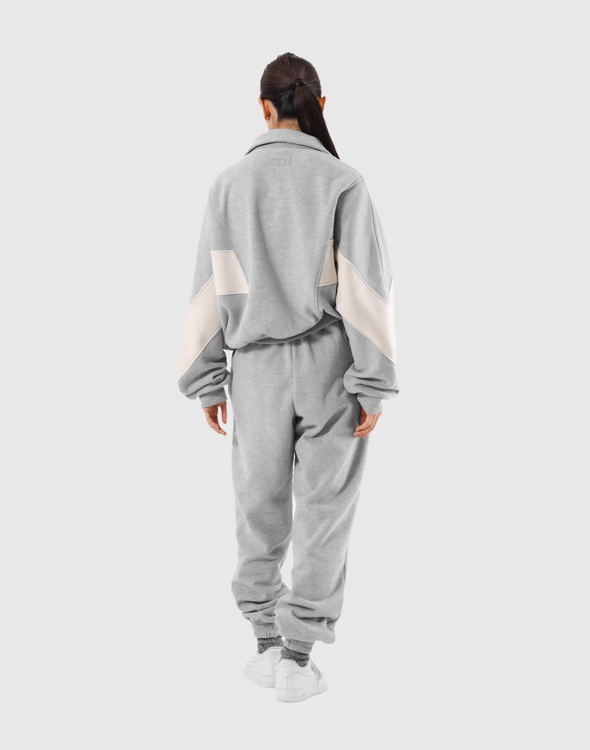 Loose Fit Zip Up Sweat Jacket 2 - Grey