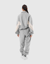 Loose Fit Zip Up Sweat Jacket 2 - Grey