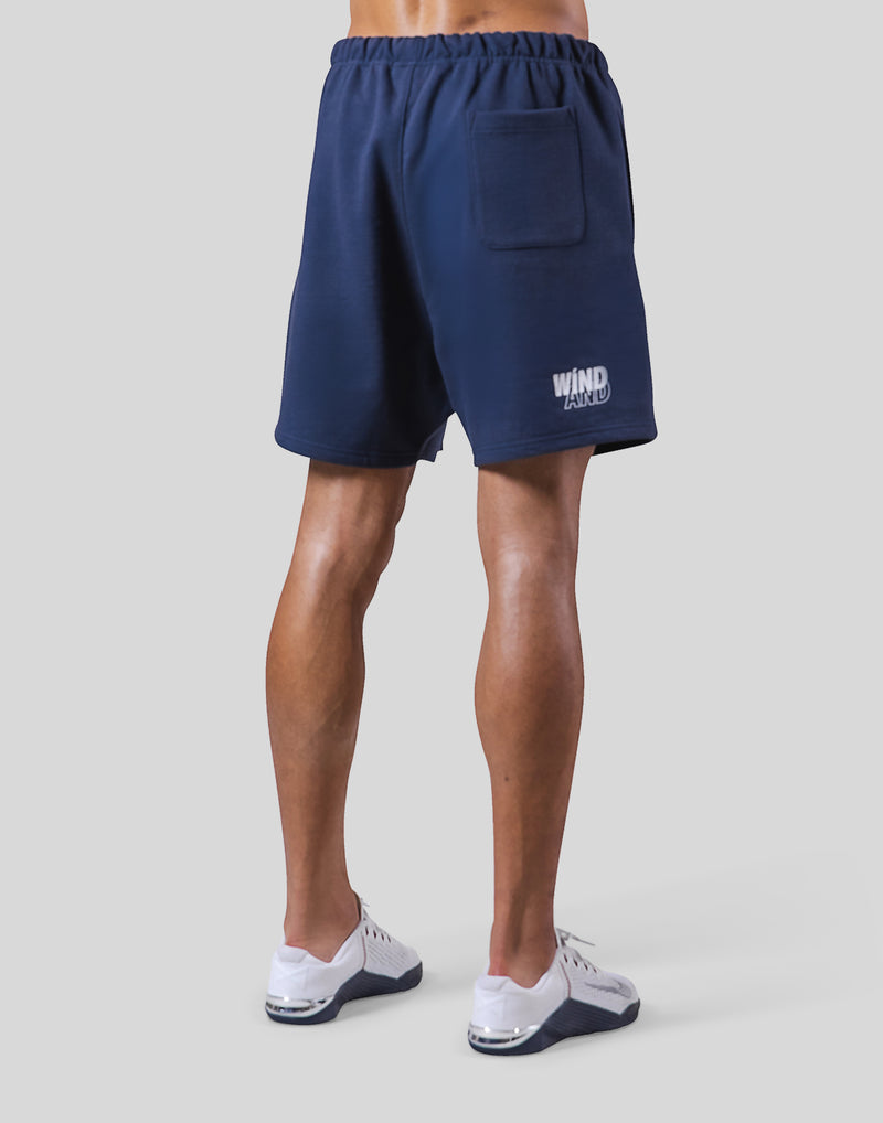 LÝFT × WIND AND SEA Sweat Shorts - Navy