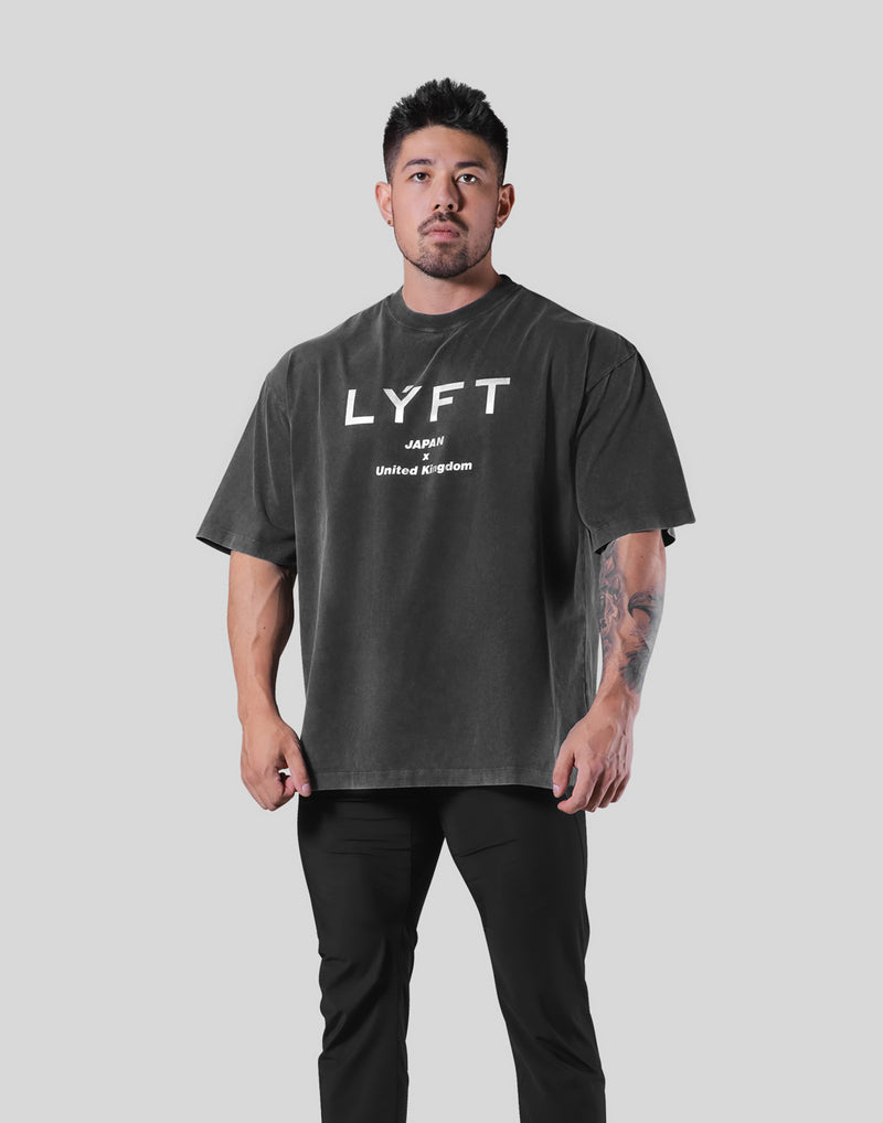 LYFT Tシャツ タンクトップ Lサイズ （ネイビー/グレー）