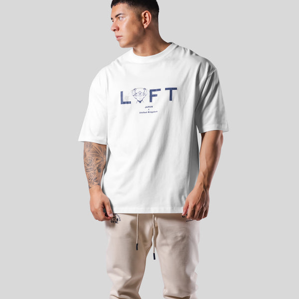 LÝFT × Power House Gym Big T-Shirt - White