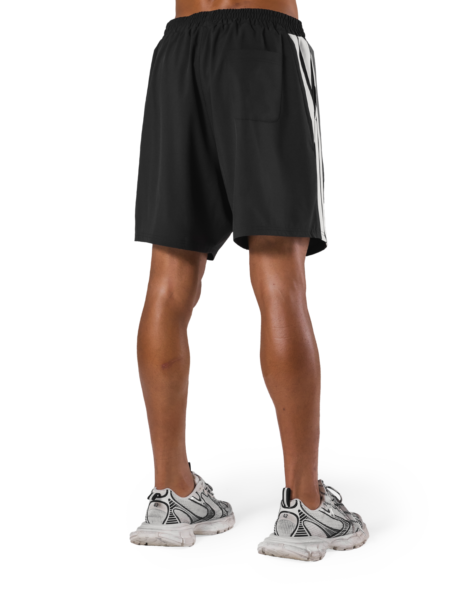 2Line Wide Shorts - Black – LÝFT 2Line Wide Shorts - Black – LÝFT