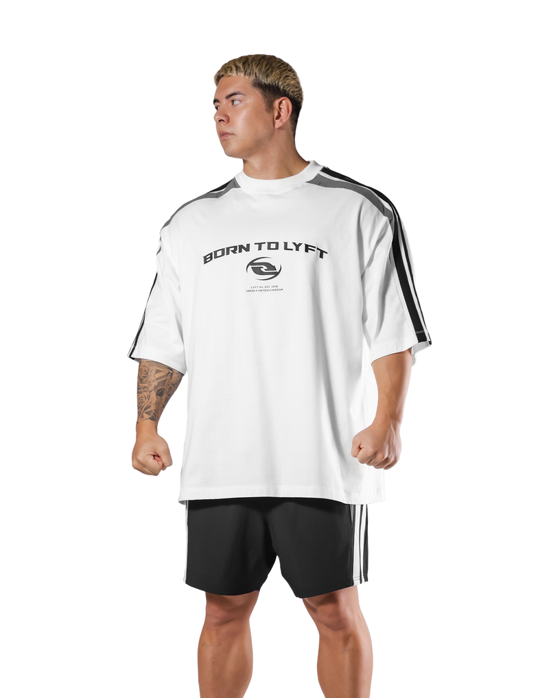 Shoulder Line Extra Big T-Shirt - White