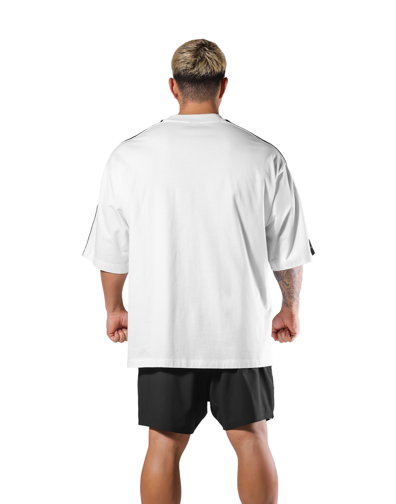 Shoulder Line Extra Big T-Shirt - White