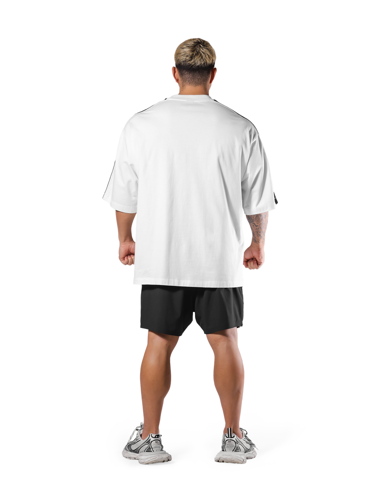 Shoulder Line Extra Big T-Shirt - White