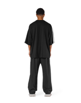 Shoulder Line Extra Big T-Shirt - Black