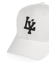 LÝ Logo Baseball Cap - White