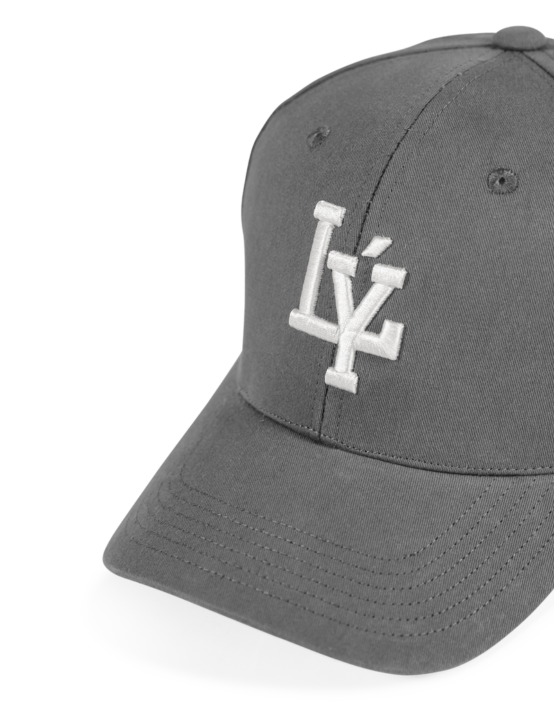 LÝ Logo Baseball Cap - D.Grey