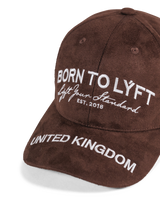 Born To LÝFT Suede Cap - Brown