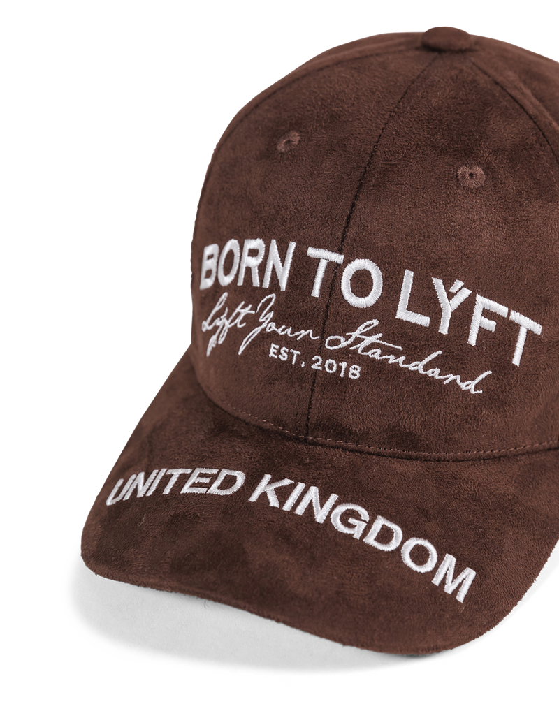 Born To LÝFT Suede Cap - Brown