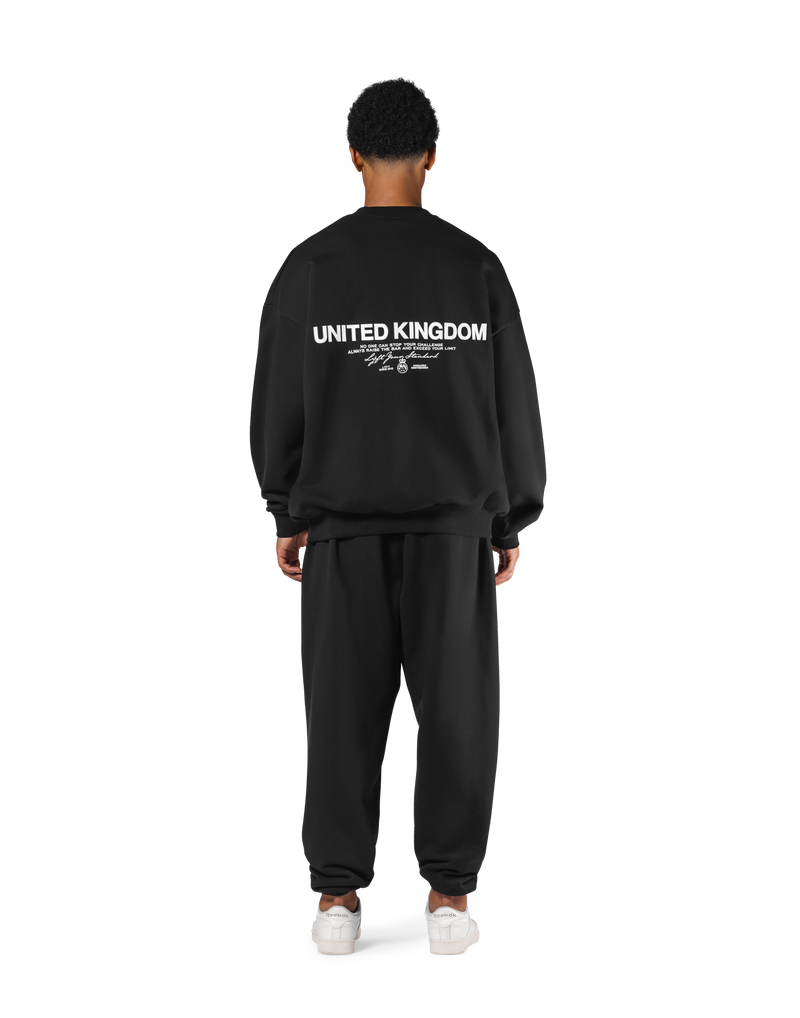 Relax Fit Sweat Pants - Black