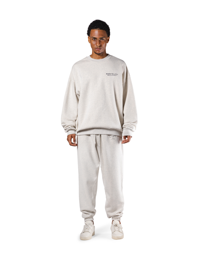 Relax Fit Sweat Pants - Ivory