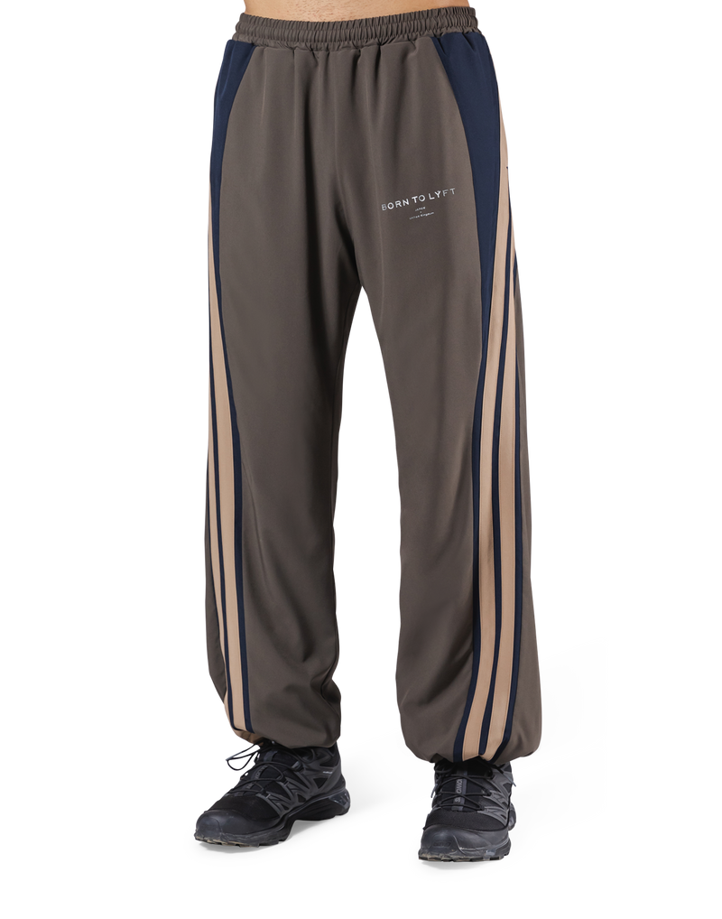 2Line Adjustable Wide Track Pants 2 - Brown