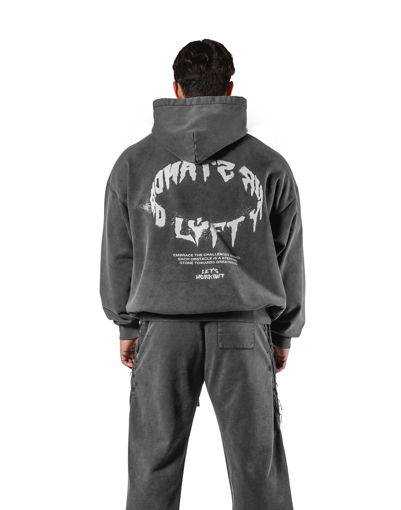 LYFT ヴィンテージパーカー　Sサイズ Dog Graphic Vintage Oversize Hoodie - Beige – LÝFT