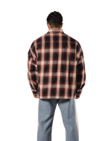 Oversize Flannel Shirt - Red