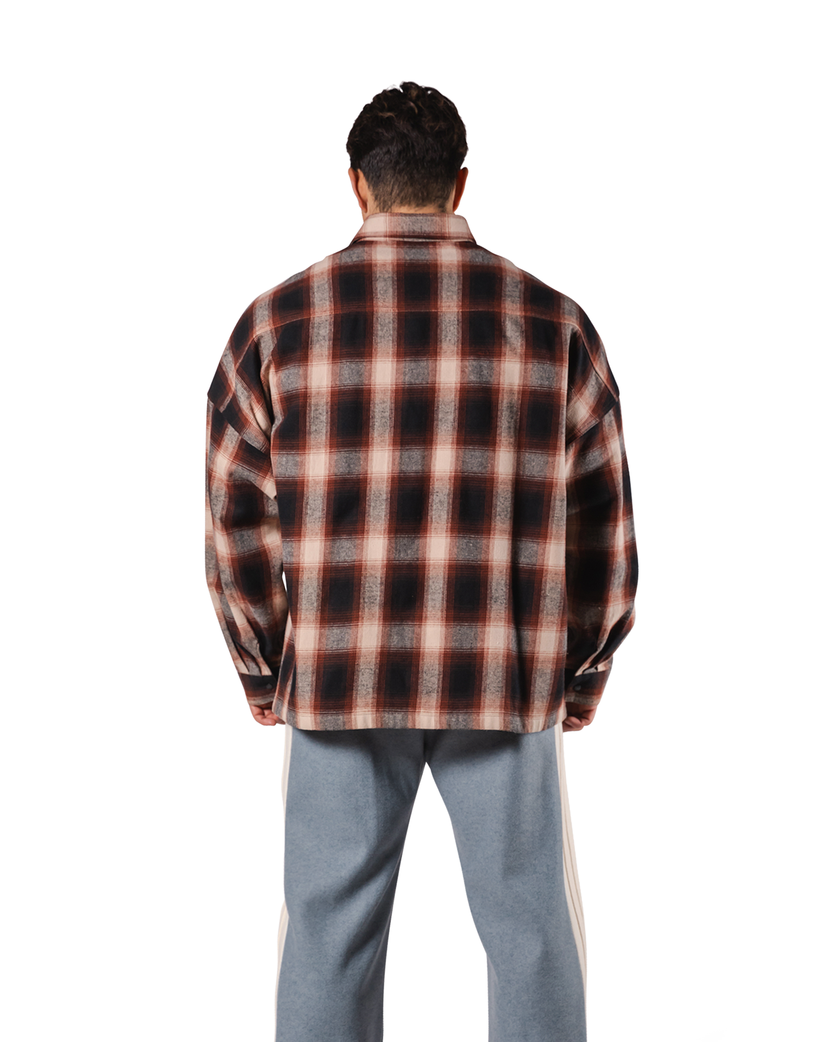 Oversize Flannel Shirt - Red – LÝFT Oversize Flannel Shirt - Red – LÝFT
