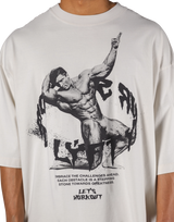 Legend Graphic Vintage Extra Big T-Shirt - Ivory