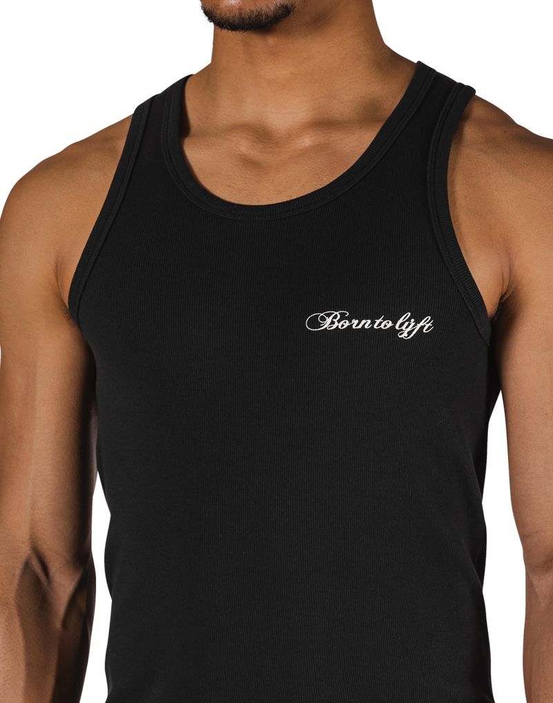 Original Ribbed Tanktop - Black – LÝFT Original Ribbed Tanktop - Black – LÝFT