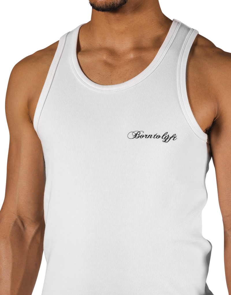 Original Ribbed Tanktop - White