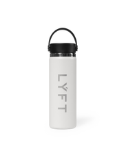 LÝFT × Hydro Flask Wide Mouth 20oz - White