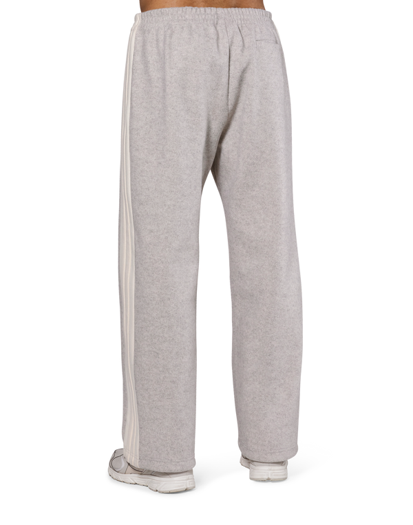 Wide Line Wool Like Pants - Grey