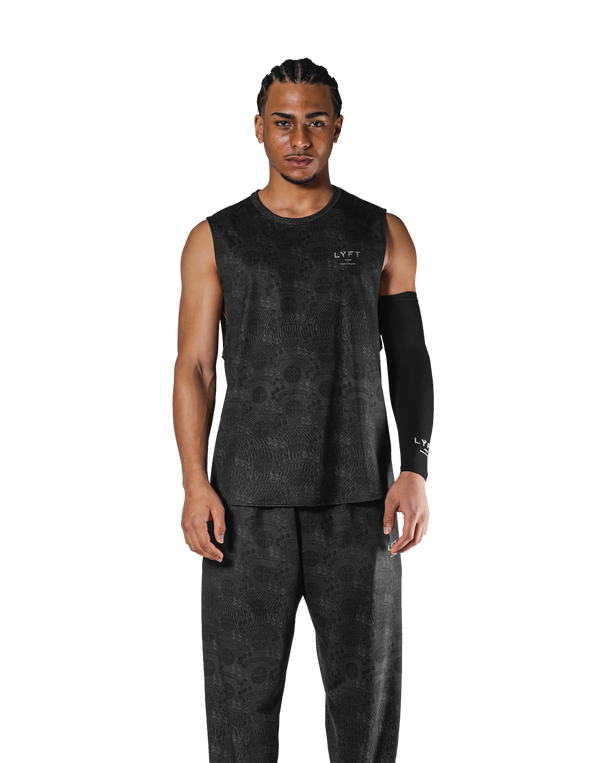 Stretch Loose Fit Tanktop - Black