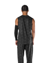 Stretch Loose Fit Tanktop - Black