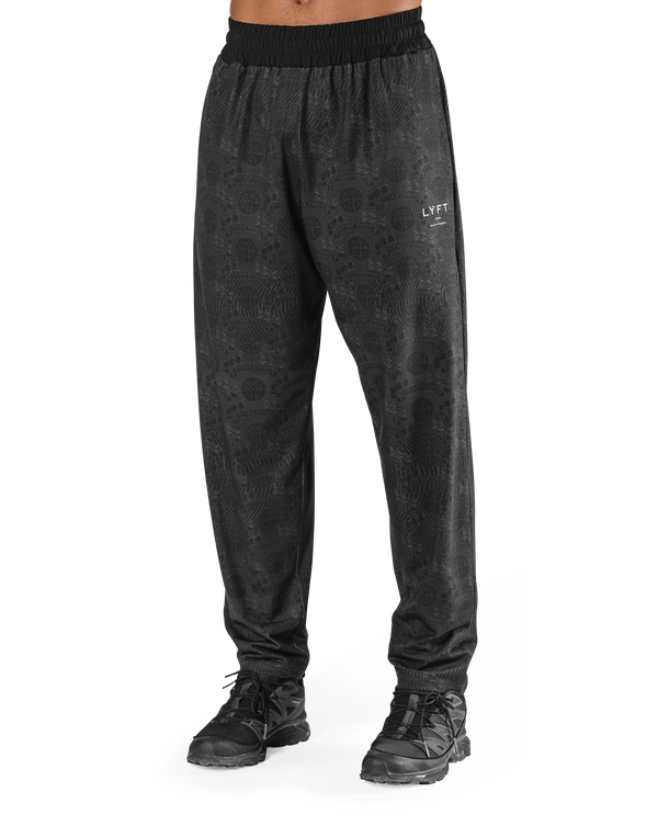 LYFT Splash Paint Stretch Pants ダークグレー Splash Paint LYFT Splash Paint Stretch Pants ダークグレー Splash Paint