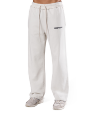 Wide Straight Vintage Sweat Pants - Ivory